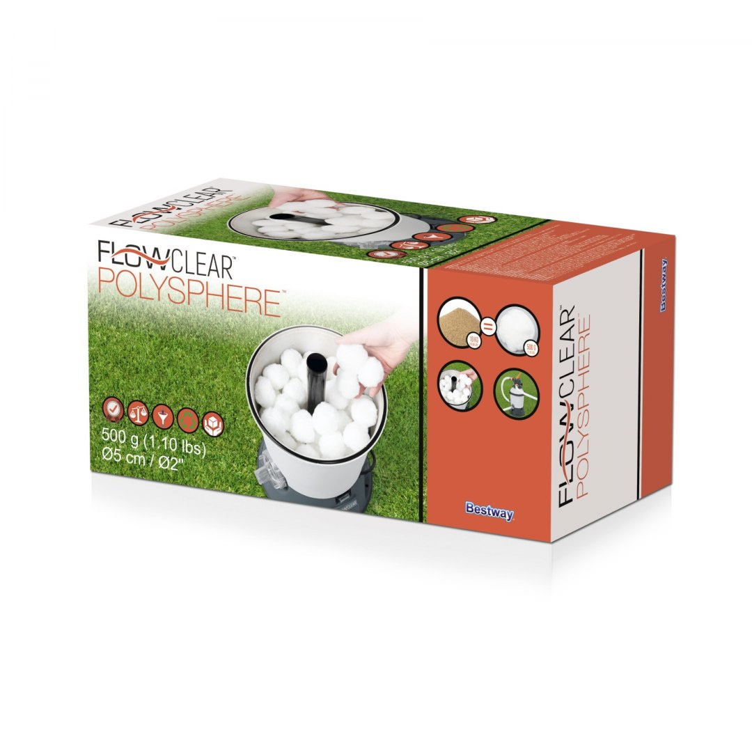 Filter uložak Polysphere FlowClear za pijesak pumpe BESTWAY, 500g 7 Filter uložak Polysphere FlowClear za pijesak pumpe BESTWAY, 500g - Slika 7