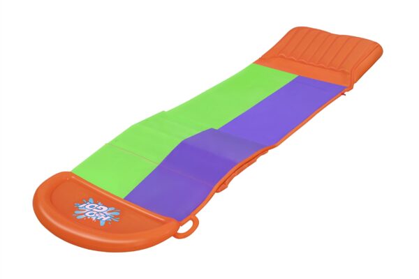 Vodeni tobogan SplashCoaster za 2 djece starije od 3 godine BESTWAY s toranjem visine 488 cm, raspršivačima i rampom.