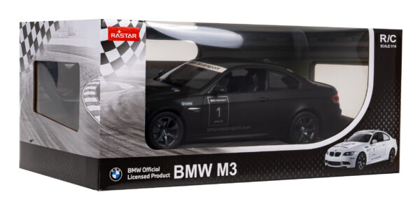 BMW M3 crni RASTAR model 1:14 Daljinski upravljani automobil + Daljinski upravljač 2,4 GHz