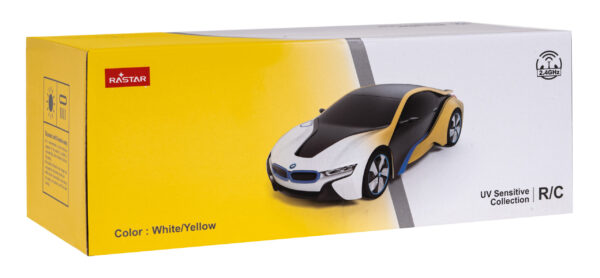 BMW i8 RASTAR model 1:24 sa promjenjivom bojom karoserije + LED svjetla + Daljinski upravljač 2,4 GHz