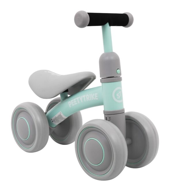 Prva biciklistička tricikla PettyTrike za djecu, zelene boje, s četiri kotača, model SporTrike.