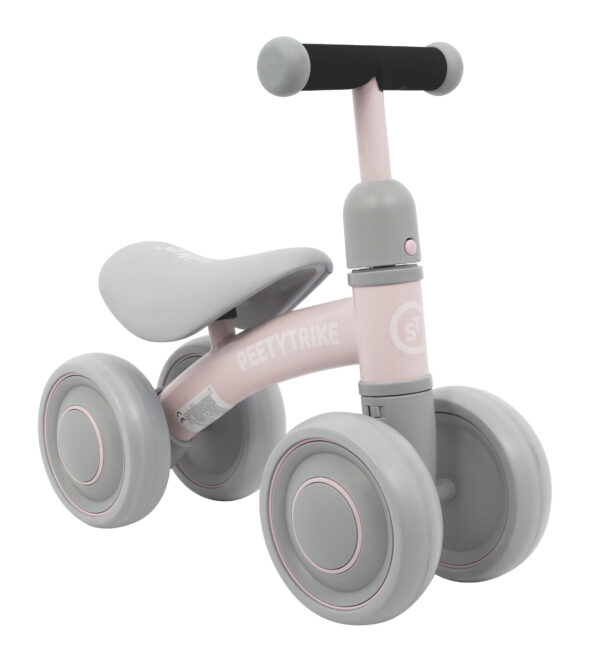 Prva biciklistička tricikla PettyTrike za djecu, roza boje, četverokotač, model SporTrike.