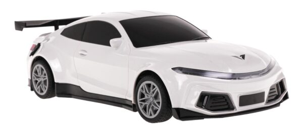 Automobil na daljinsko upravljanje + punjač, bijeli