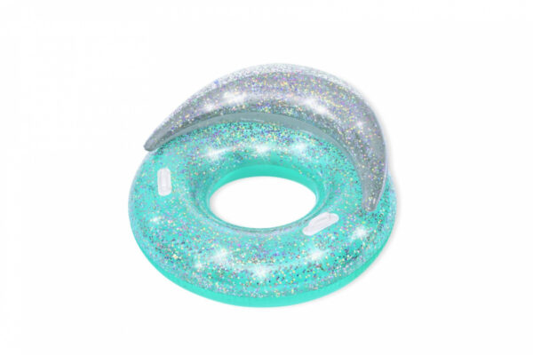 Zvjezdani krug za plivanje s šljokicama BESTWAY 117cm vinil + 2 ručke za držanje