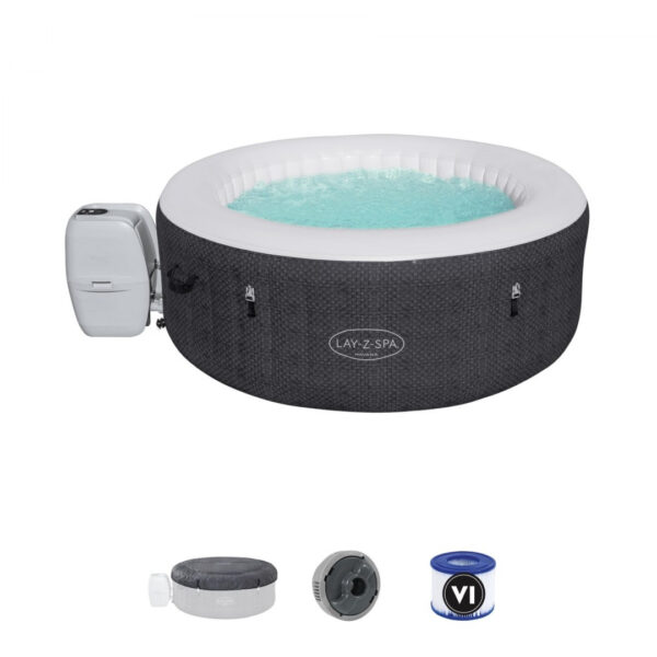 Havana Lay-Z-Spa AirJet vrtni jacuzzi BESTWAY za 4 osobe + Pumpa + Dodatna oprema
