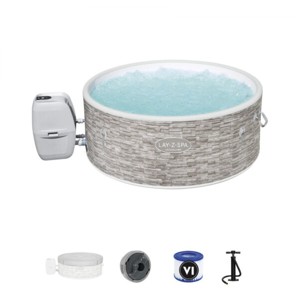 Vancouver Lay-Z-Spa AirJet Plus Spa na napuhavanje BESTWAY za 5 osoba + pumpa + kontrola masaže