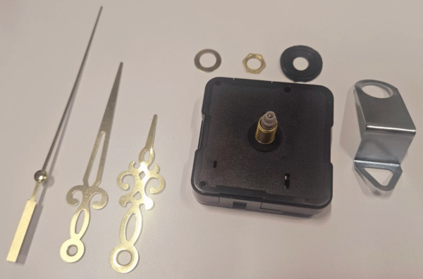 Mehanizam za sat nečujni 6mm - zlatne kazaljke S2