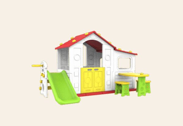 Velika kuća s predvorjem 4u1 Crveni krov