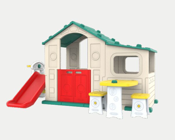 Velika kuća s predvorjem 4u1 Zeleni krov