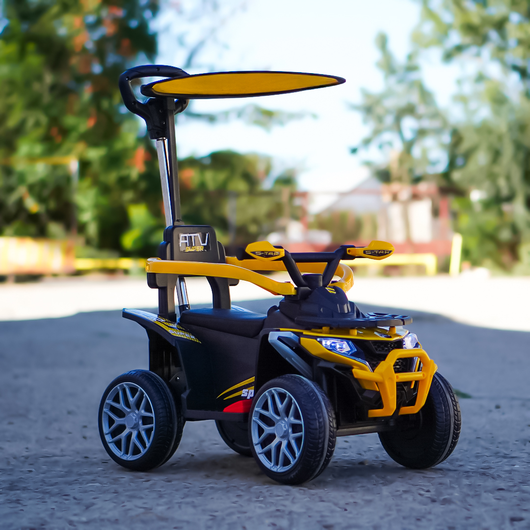 Električni ATV 4 u 1 za djecu, 35W, 6V, premium, žuti 4 Električni ATV 4 u 1 za djecu, 35W, 6V, premium, žuti - Slika 4