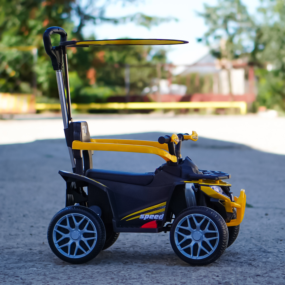 Električni ATV 4 u 1 za djecu, 35W, 6V, premium, žuti 5 Električni ATV 4 u 1 za djecu, 35W, 6V, premium, žuti - Slika 5