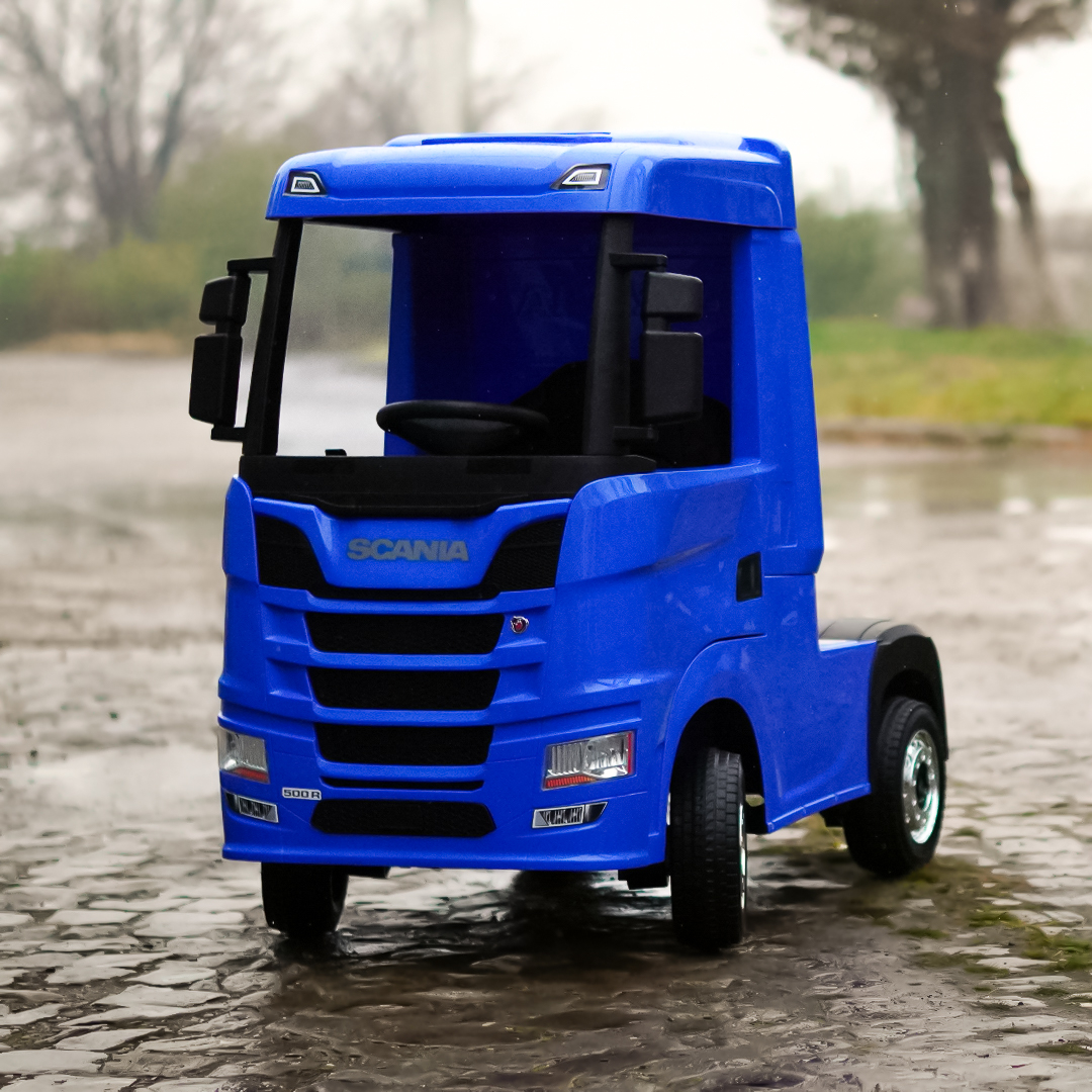 Električni kamion za djecu s licencom, SCANIA R-SERIES, 4x4, 180W, 12V 14Ah, premium oprema, plava 4 Električni kamion za djecu s licencom, SCANIA R-SERIES, 4x4, 180W, 12V 14Ah, premium oprema, plava - Slika 4