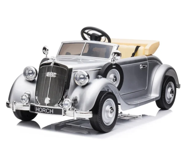 Licencirani električni automobil za djecu Audi Horch 930V, 110W, premium oprema, srebrni