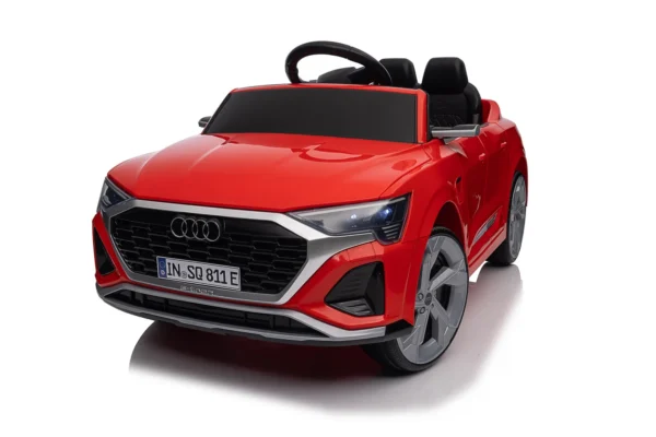 Naslovnica 39 Električni automobil za vožnju, Audi SQ8, 70W, 12V, mekani EVA kotači i sjedalo s ekološkom kožom, crveni