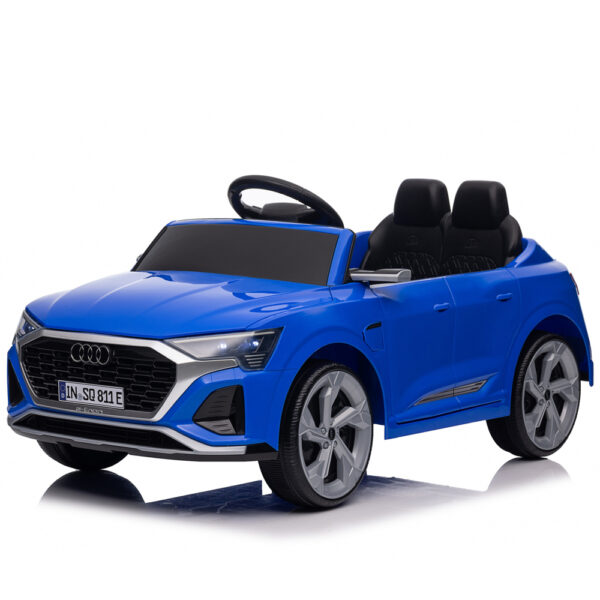Električni dječji automobil Audi SQ8 s licencom, daljinski upravljač uključen, 70W, 12V, standardni, plavi