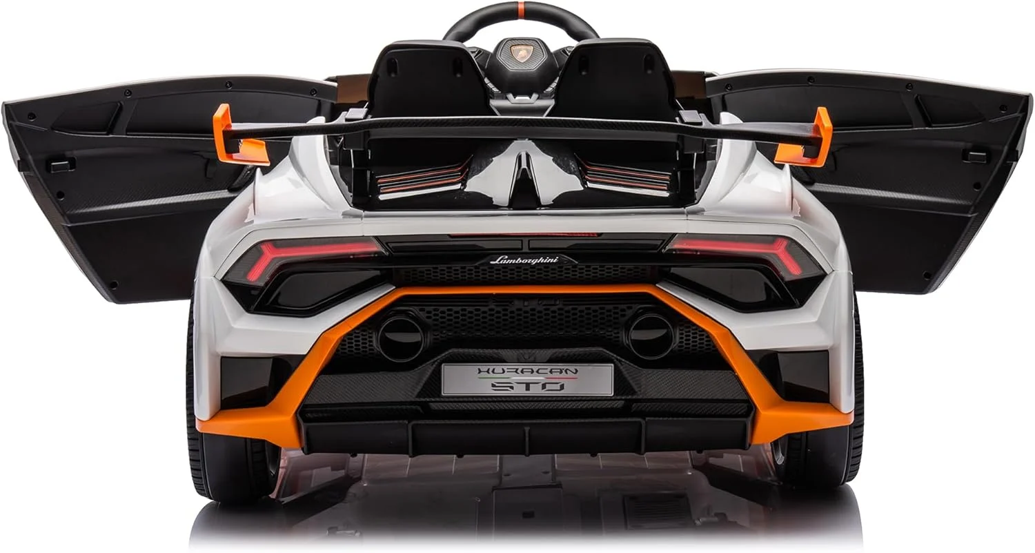 Lamborghini Huracan STO električni automobil za djecu, 12 V, 220 W, Drift način rada, premium značajke, bijela 5 Lamborghini Huracan STO električni automobil za djecu, 12 V, 220 W, Drift način rada, premium značajke, bijela - Slika 5