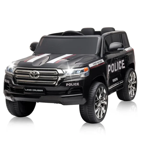Naslovnica 41 Dječji električni automobil Toyota Land Cruiser Police 12V 160W, 2 sjedala, Premium Ride-On, crni