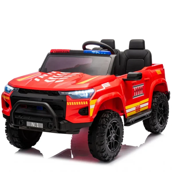 Naslovnica 45 FirePatrol 24V 4x4 električni automobil za djecu, dob 3, 6 godina, 800W, Premium crveno izdanje