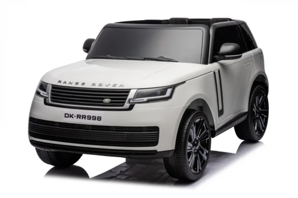 Dječji automobil s licencom Range Rover, 2 sjedala, 4x4, 160W, 12V 14Ah, premium, bijela