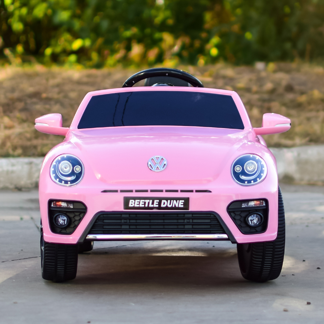 Električni automobil VW Beetle Dune 60W 12V, funkcija ljuljanja, bluetooth, roza 3 Električni automobil VW Beetle Dune 60W 12V, funkcija ljuljanja, bluetooth, roza - Slika 3
