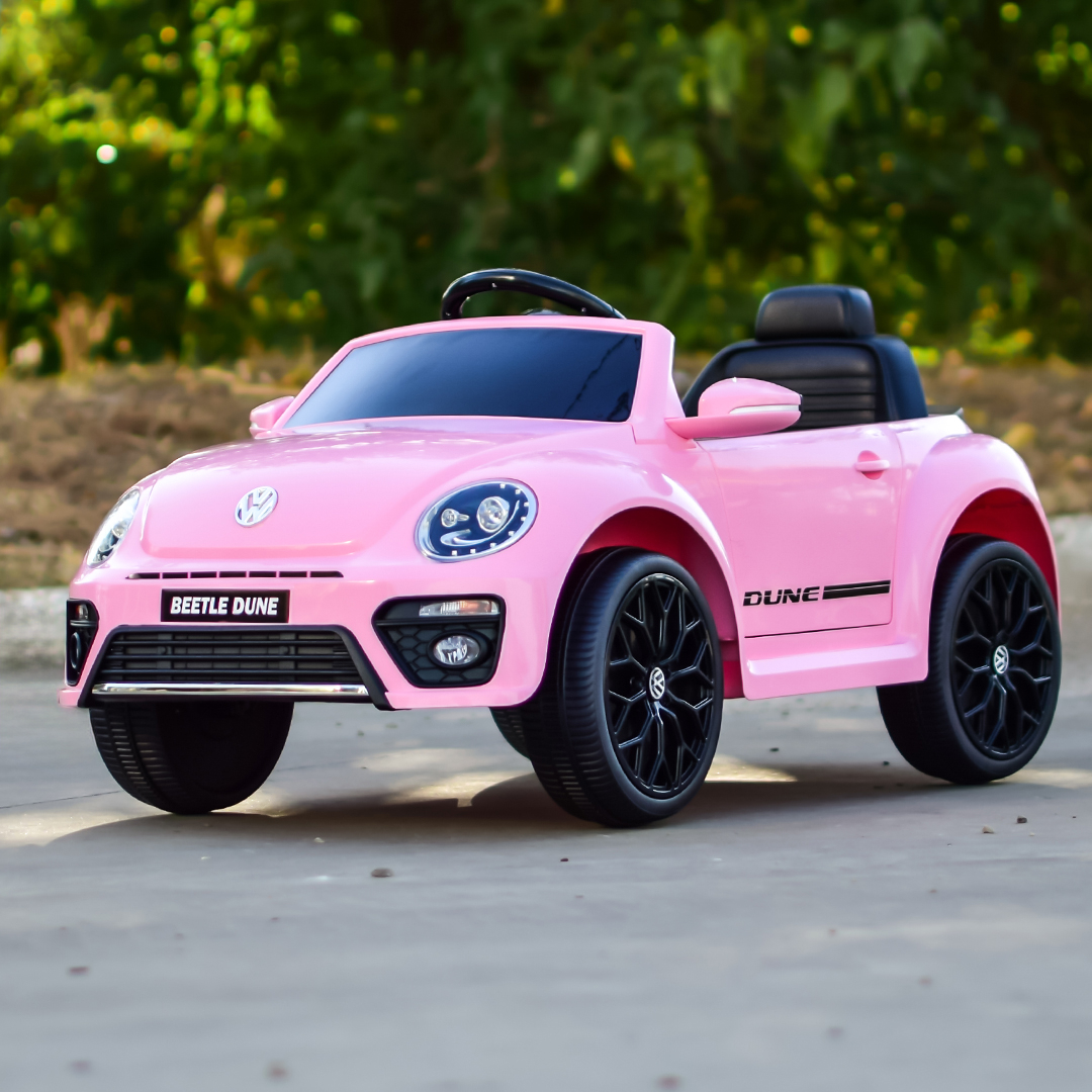 Električni automobil VW Beetle Dune 60W 12V, funkcija ljuljanja, bluetooth, roza 5 Električni automobil VW Beetle Dune 60W 12V, funkcija ljuljanja, bluetooth, roza - Slika 5