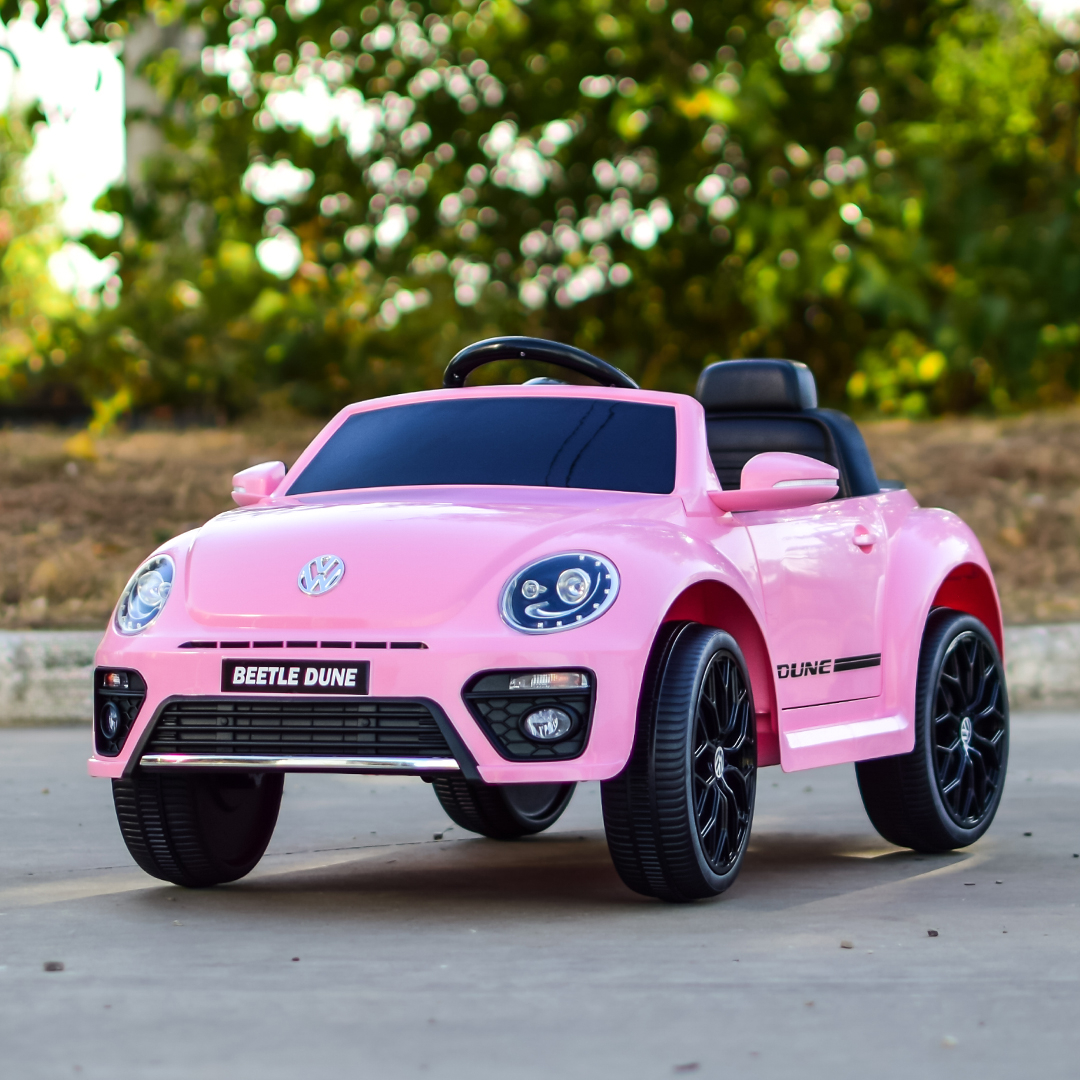 Električni automobil VW Beetle Dune 60W 12V, funkcija ljuljanja, bluetooth, roza 4 Električni automobil VW Beetle Dune 60W 12V, funkcija ljuljanja, bluetooth, roza - Slika 4