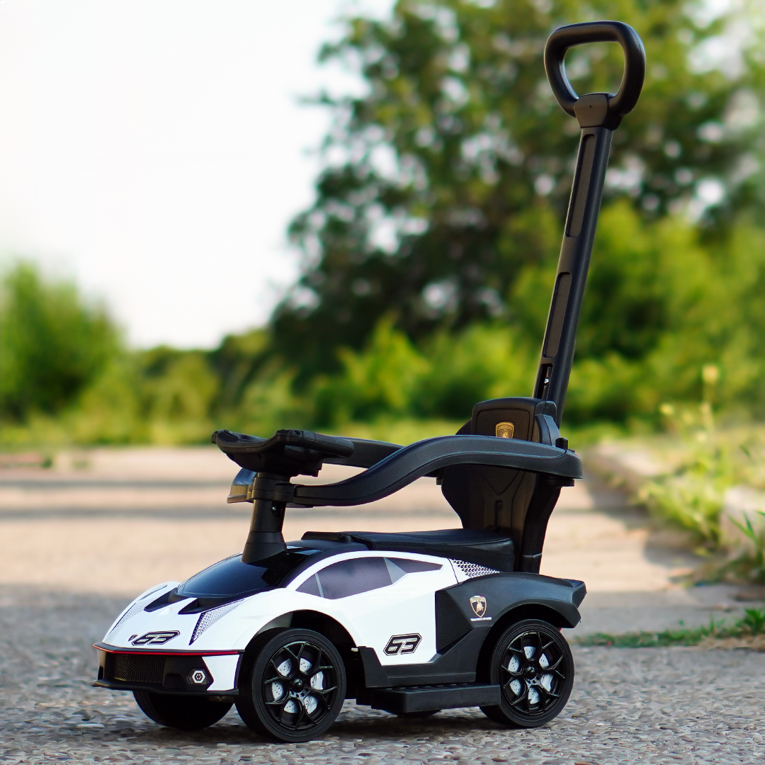 Dječji automobil i prednji automobil 2 u 1, Lamborghini Essenza SCV12, bijeli 4 Dječji automobil i prednji automobil 2 u 1, Lamborghini Essenza SCV12, bijeli - Slika 4