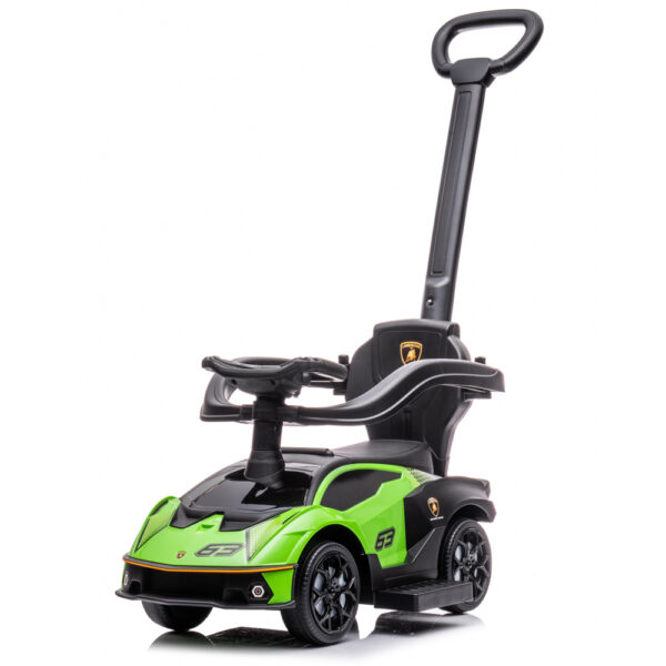 Dječji automobil i prednji automobil 2 u 1, Lamborghini Essenza SCV12, zeleni