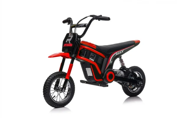 Električni motocikl za djecu od 5-10 godina, enduro tip, 350W, 24V, crveni