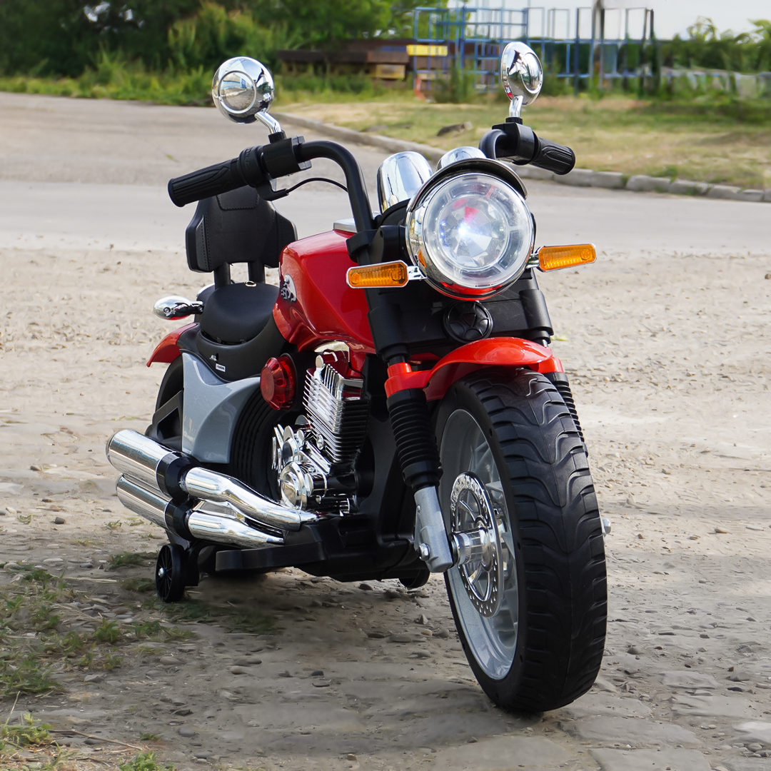 Električni motocikl za vožnju, za djecu 3-9 godina, BJF916, snaga 70W, tapecirano sjedalo, crvena 3 Električni motocikl za vožnju, za djecu 3-9 godina, BJF916, snaga 70W, tapecirano sjedalo, crvena - Slika 3
