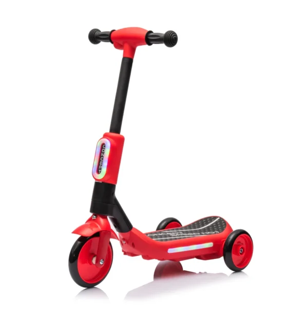 Naslovnica 39 Električni skuter sa svjetlima za djecu, 3 kotača, stabilan, Aquamist, 30W, 6V 4.5Ah, crveni