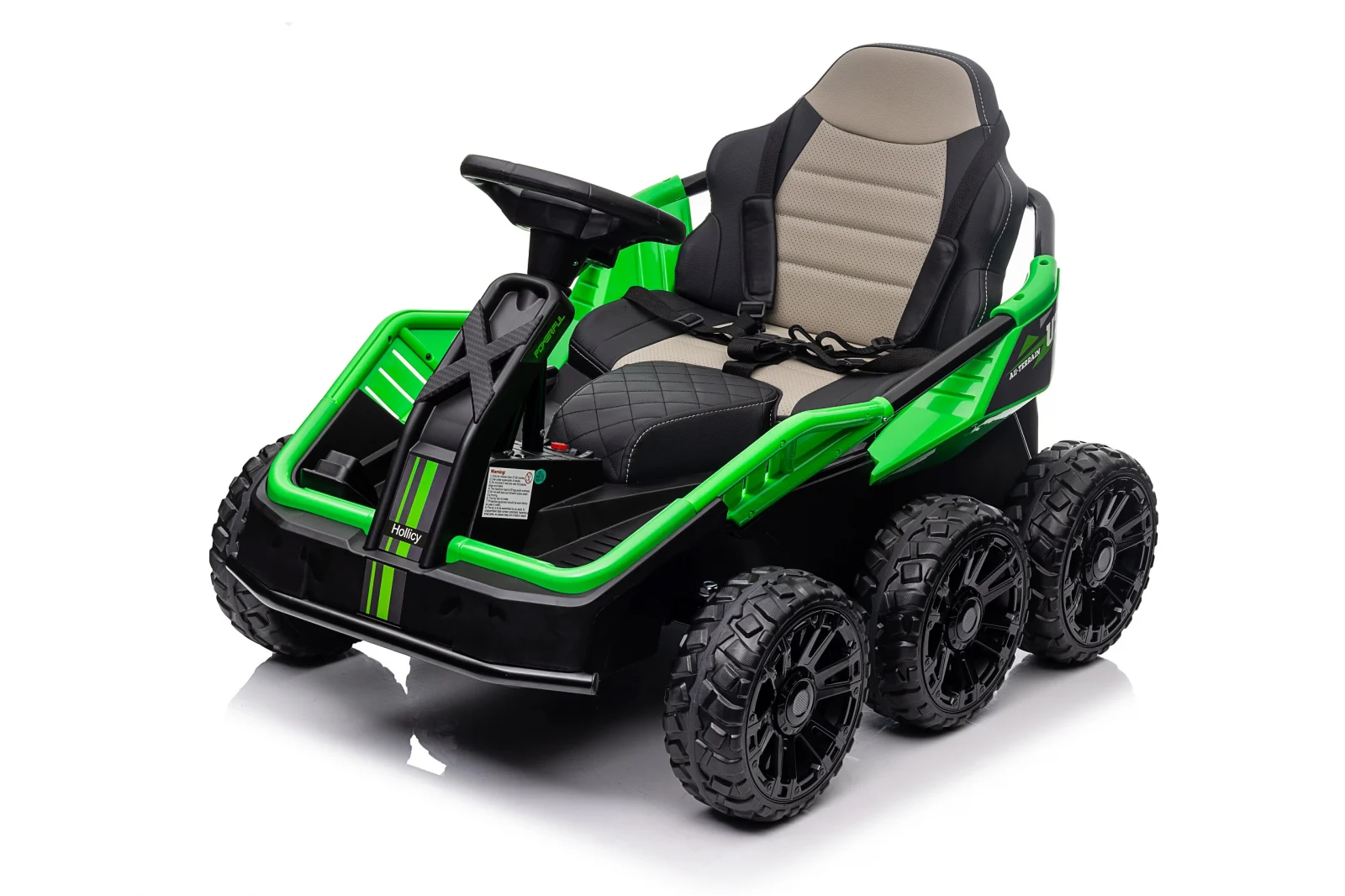 Električni UTV za djecu MoonRider, 6x6, 180W, 24V, premium, zeleni 1 Električni UTV za djecu MoonRider, 6x6, 180W, 24V, premium, zeleni