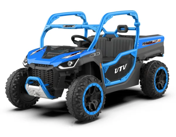Dječji električni UTV, Ranger 4x4, 2 sjedala, 300W 24V, premium, plavi